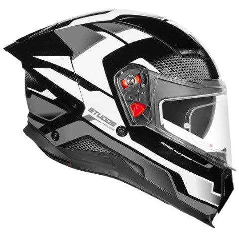 bike helmet studds RAY ISI Certified Open FACE for Men and Women with D STUDDS Helios Asphalt Helmet