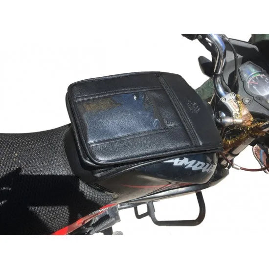 Mobile Pockets Tank Cover All Models (Black) For Hero Glamour