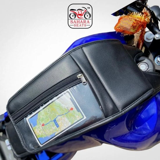 Mobile Tank Cover (Black) For Yamaha FZ-S/FZ 25 / FZS 25