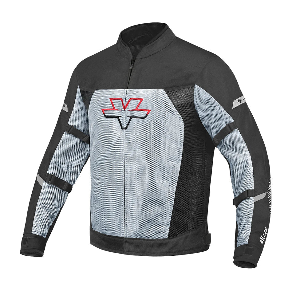 MILLER – STREET MESH RIDING JACKET WITH LINERS ( Black )