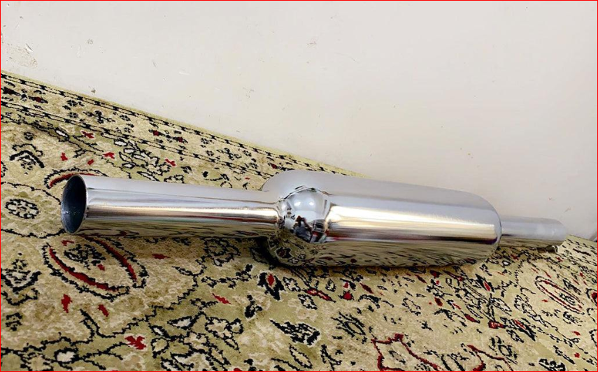 Mini Punjab Small Pipe Chota Muh Chrome Silencer For R.E Classic ,Standard ,Electra