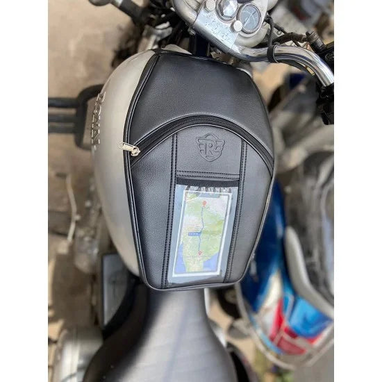 Tank Cover (Black) For R.E  Classic 350/500/ Electra/Bullet/Standard