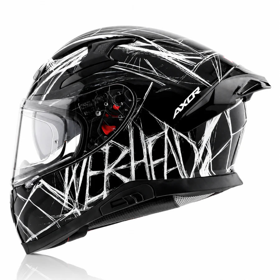 Axor Apex Marvel Spider Man Edition Full-Face Helmet With Spoiler