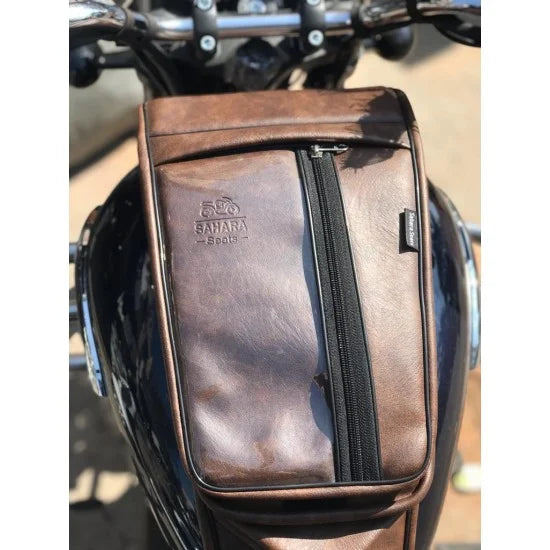 Mobile Tank Cove (Dual Tone Brown) For R.E Meteor 350 Fireball/Stellar/Supernova