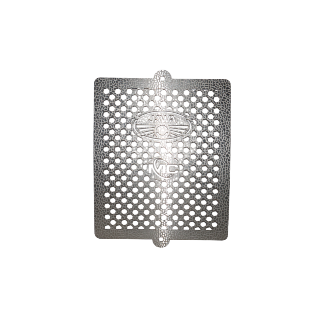 RADIATOR GUARD FOR JAWA 42 SILVER
