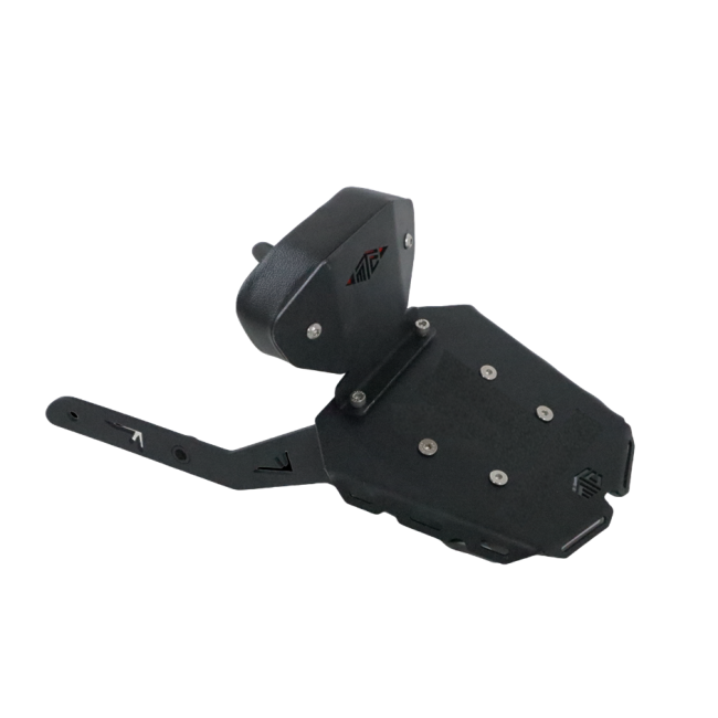 CNC CARRIER PLATE WITH BACKREST FOR SPEED 400/ SCRAMBLER 400X