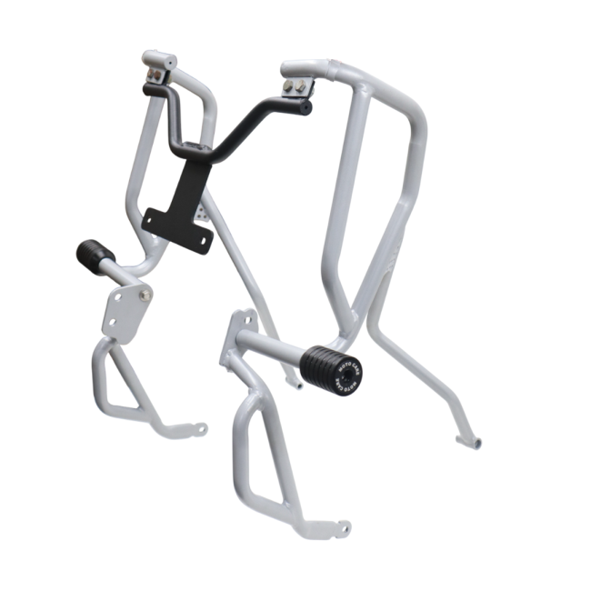 UPPER LOWER CRASH GUARD (SILVER) FOR HERO XPULSE 210