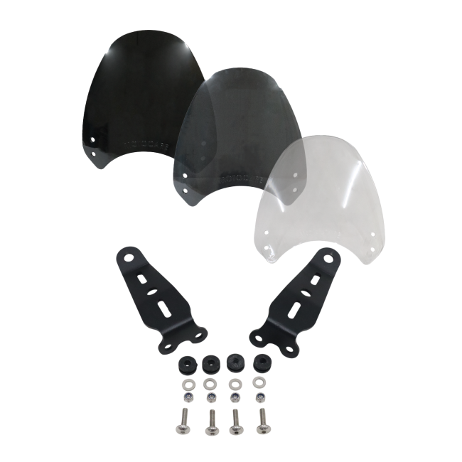SMALL VISOR WITH CLAMP FOR YAMAHA XSR 155