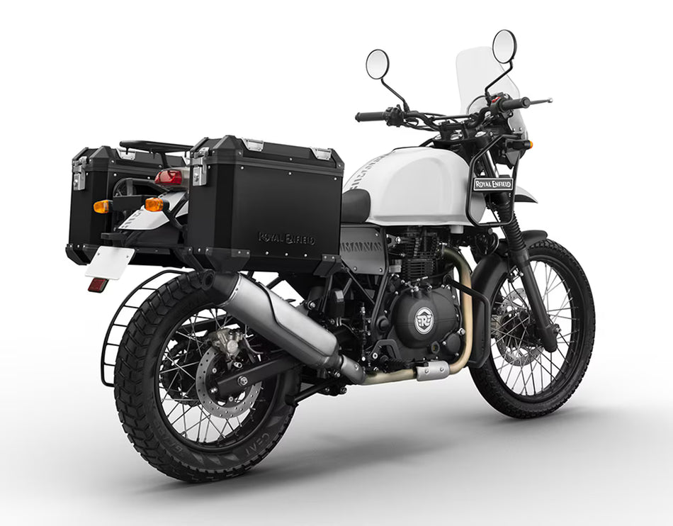Black Adventure Panniers For Royal Enfield Himalayan 440