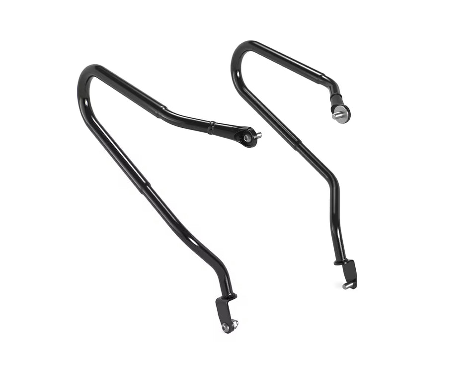 Black Soft Pannier Rails For Royal Enfield Bear 650