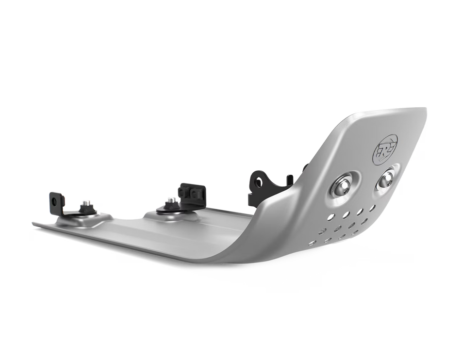Silver Large Sumpguard For Royal Enfield Bear 650