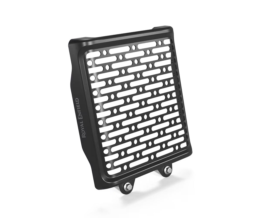 Black Oil Cooler Guard For Royal Enfield Bear 650