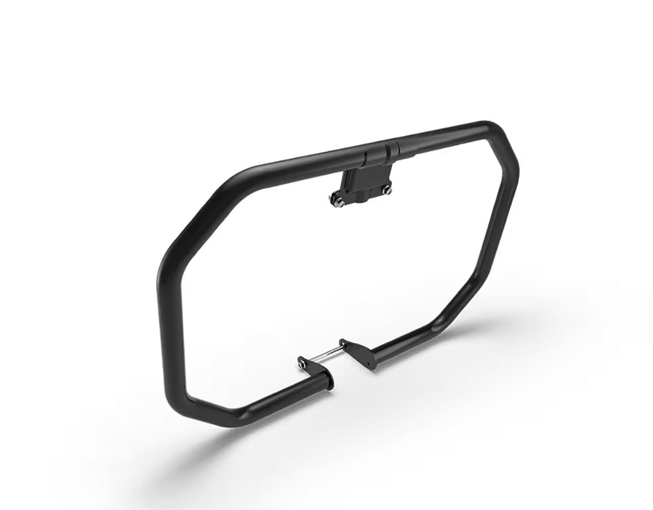 Black Octagon Engine Guard For Royal Enfield Bullet