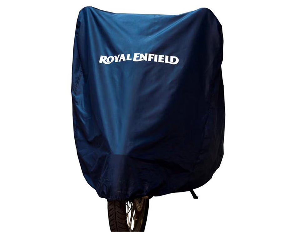 Navy Water Resistant Bike Cover For Royal Enfield New Bullet 350