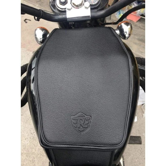Black Full Flap Waterproof Tank Cover For R.E Classic 350/500/Bullet/Electra/Standard