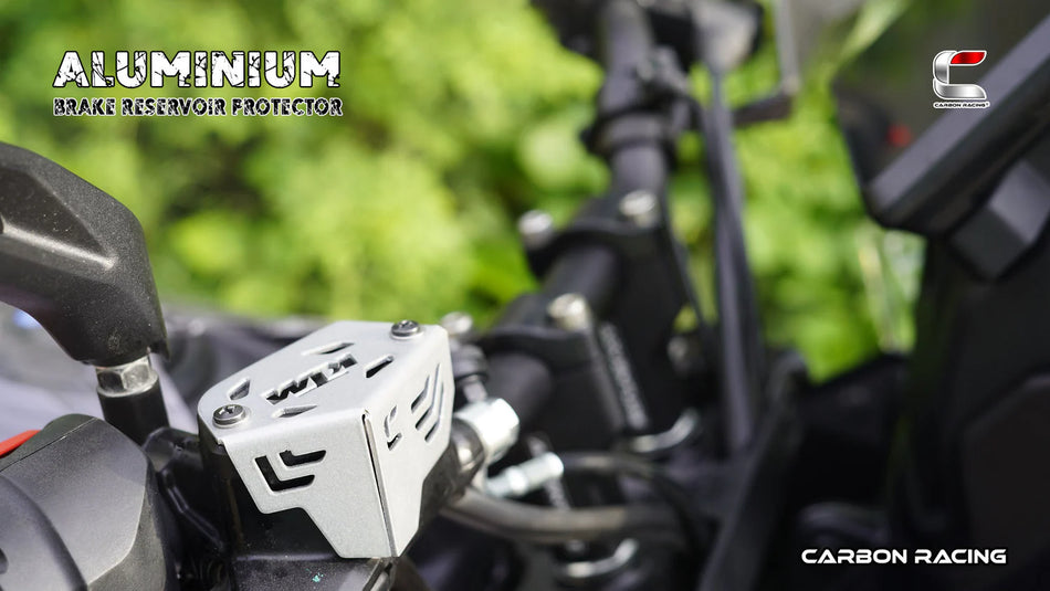 Aluminium Front Brake Reservoir Protector for KTM Adventure 390/250/X (2025 Model) - Silver