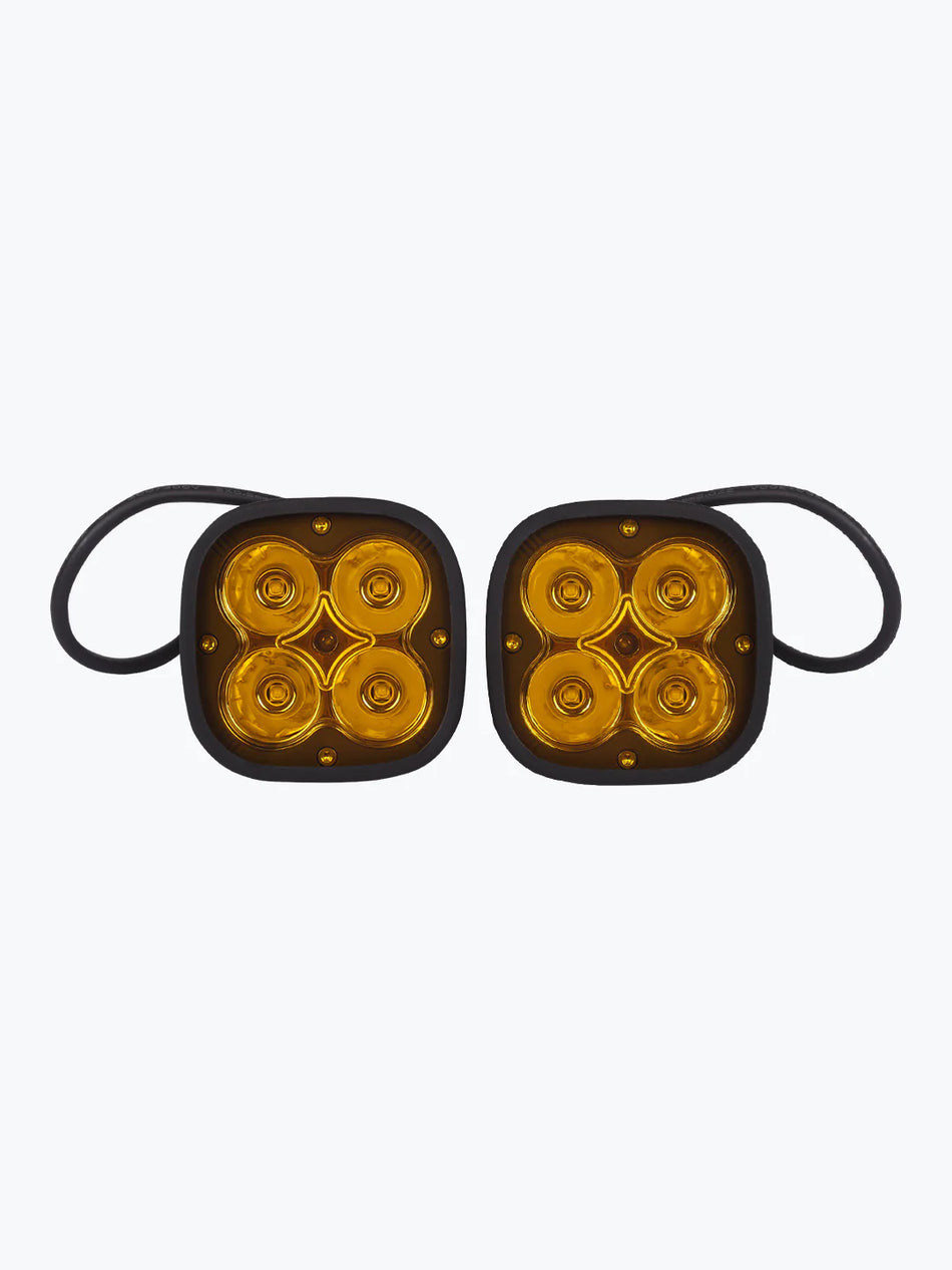 HJG 4 LED Cap Pair Fog Light Dimmerstat Premium