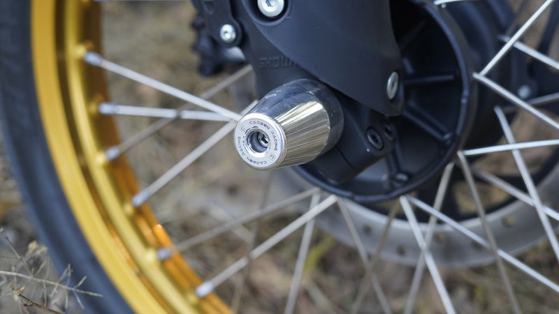 Premium Aluminium Fork Sliders for Himalayan 450 - Polished Silver