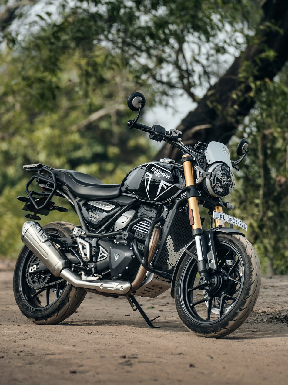 JB TRIUMPH SPEED 400 CRASH GUARD WITH SLIDER