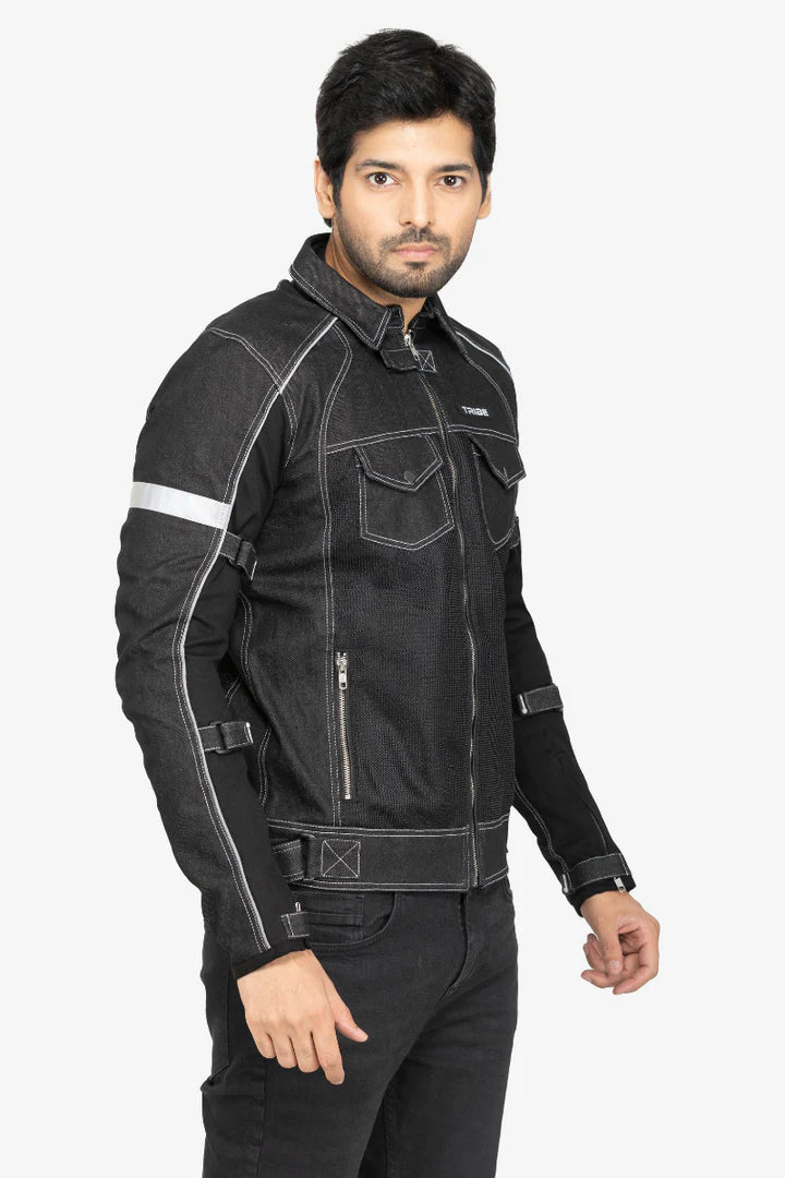 Lone Ranger TRIBE Denim Jacket (Black) – Moto Marvels