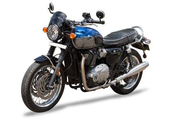SILVER STALLION TRIUMPH BONNE SILVER - FULL SYSTEM  FOR T120 | (1200)