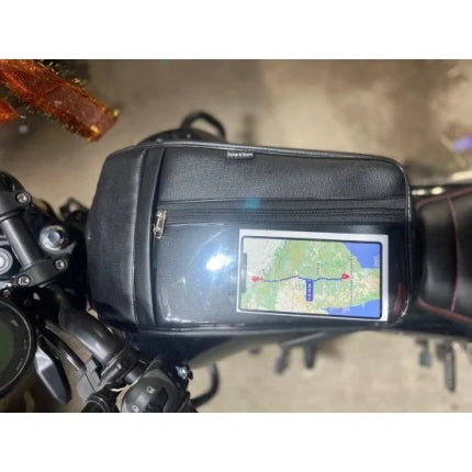 Tank Cover with Mobile Holder (Thick Flap – Large Space) For TVS Ronin