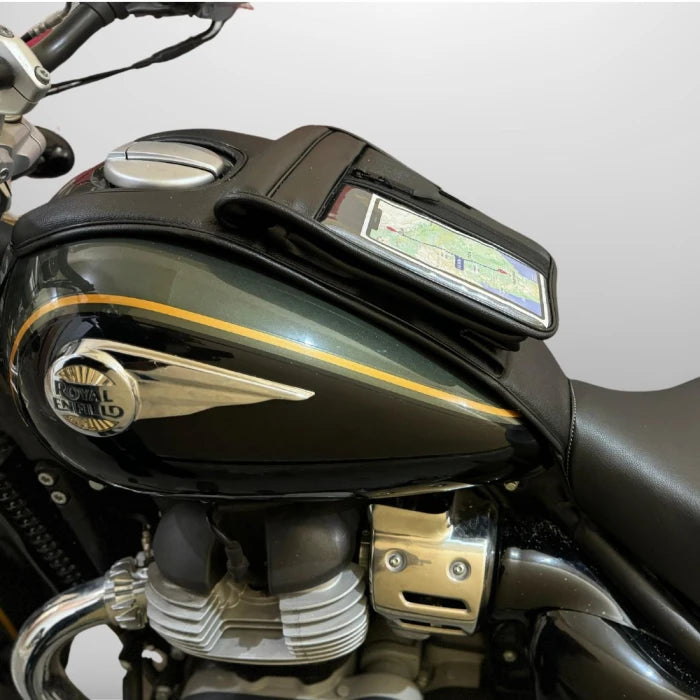 Tank Cover – Pocket Tank Cover with Mobile Holder For Super Meteor 650