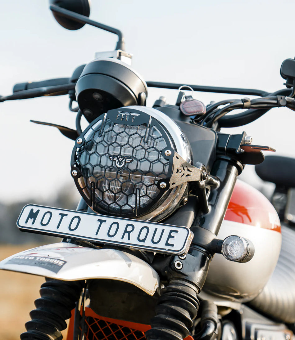 HEADLIGHT GRILL FOR YEZDI SCRAMBLER