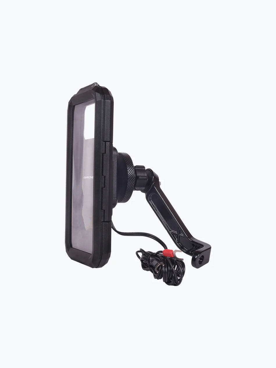 Jb Racing -MO With Vibration Damper Wireless Charger Long Mirror Mount For M18L-A2