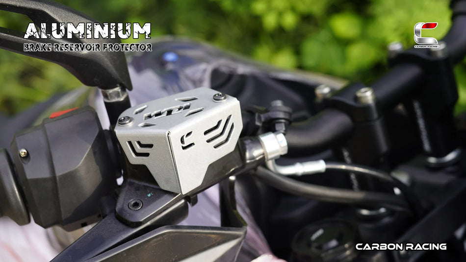Aluminium Front Brake Reservoir Protector for KTM Adventure 390/250/X (2025 Model) - Silver