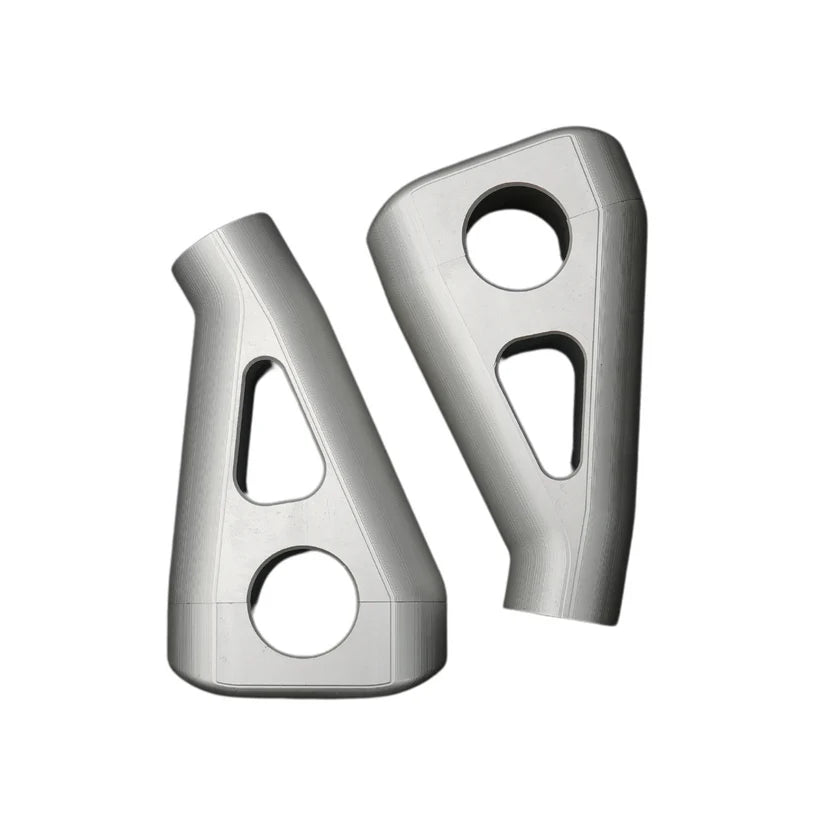 Handle Bar Raiser in White CNC Finish for RE Hunter 350