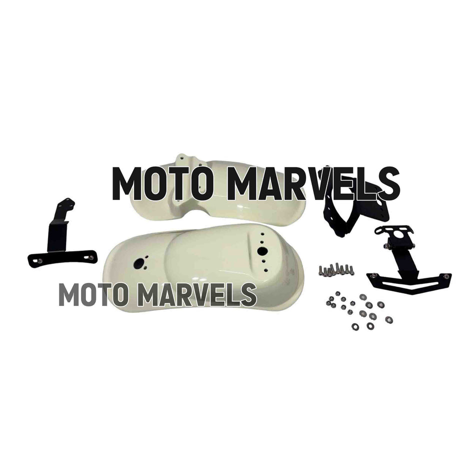SCRAMBLER FENDERS FRONT & REAR TWO FOUR NINE FOR ROYAL ENFIELD BEAR 650