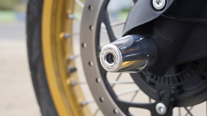 Premium Aluminium Fork Sliders for Himalayan 450 - Polished Silver
