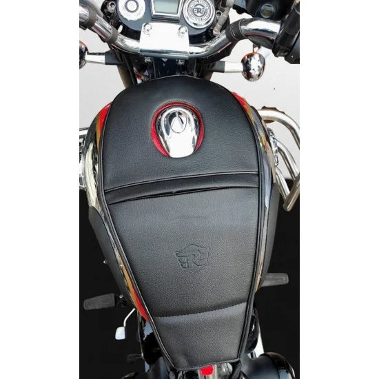 Single Zip Plain Tank Cover (Black) For All New Classic 350/Be Reborn/Next Gen