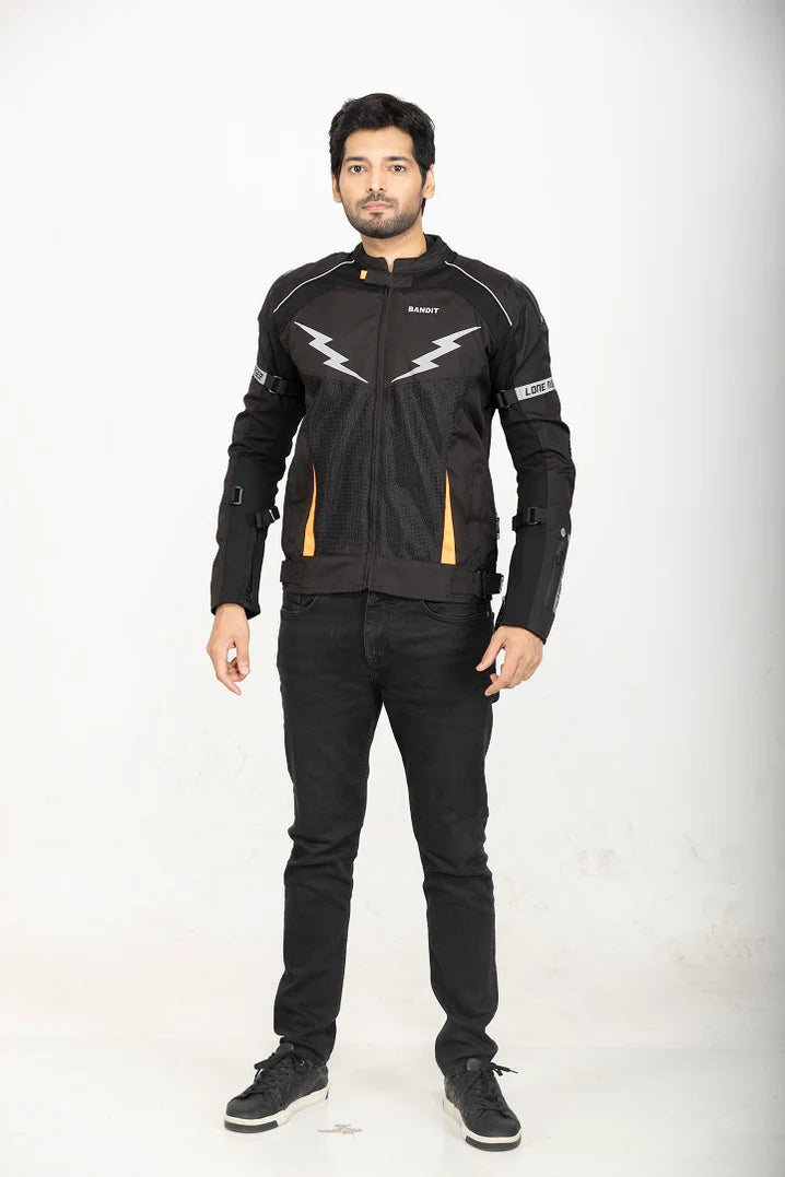 Bandit Orange Jacket (with Aerodynamic Hump)