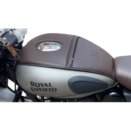 Tank Cover ( Brown) For R.E  All New Classic 350 / Be Reborn / Next Gen