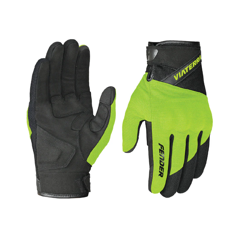 FENDER – DAILY USE MOTORCYCLE GLOVES FOR MEN GREEN