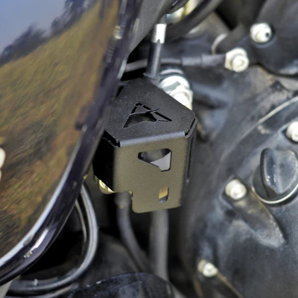 Rear Brake Oil Reservoir Cover for Royal Enfield Meteor 350 | Black | Auto Engina