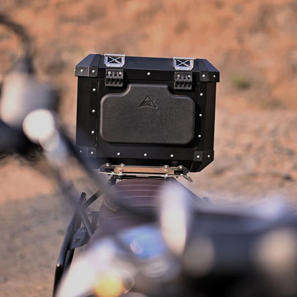 Aluminium Top Box-42L for Triumph Scrambler 400x Black