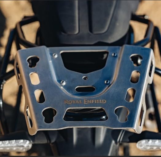 Silver Adventure Top Box Mount For Royal Enfield Scram 440