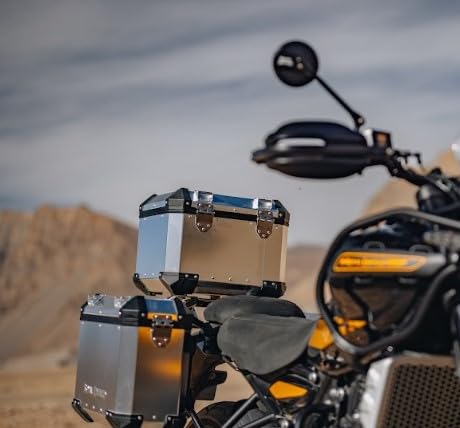 Silver Adventure Top Box For Royal Enfield Himalayan 440