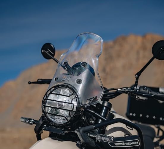 Black Headlight Grill For Royal Enfield New Himalayan