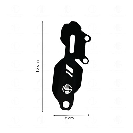 MOTO GENIUS Stainless Steel Master Cylinder Guard for RE Interceptor Motorbike  (Black)