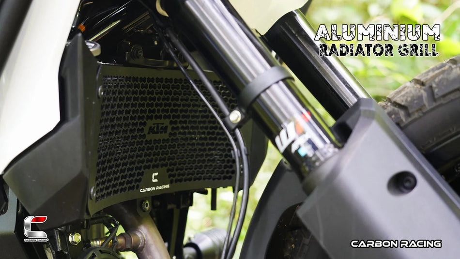 HIVE Premium Aluminium Radiator Guard for KTM Adventure 390 / 250X (2025 Model) - Black