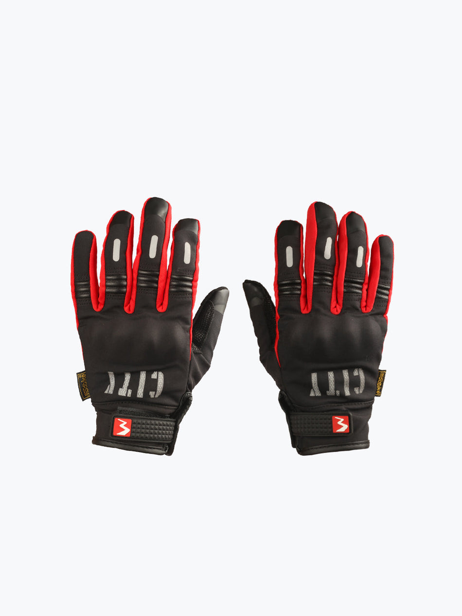 BSDDP CITY GLOVES TOUCH BLACK & RED
