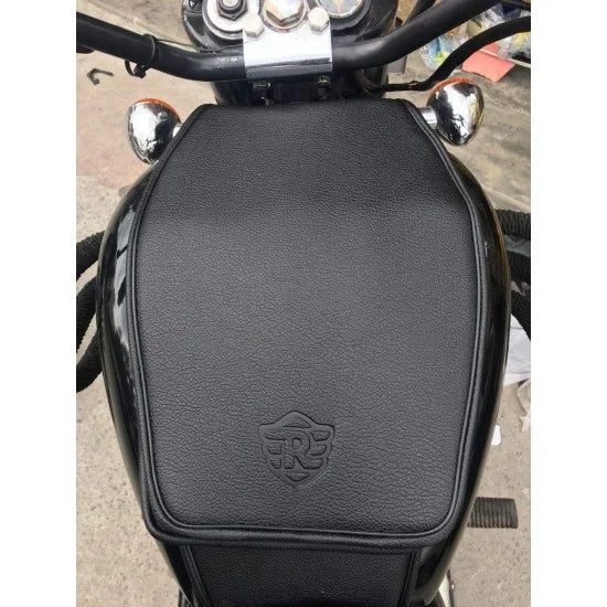 Black Full Flap Waterproof Tank Cover For R.E Classic 350/500/Bullet/Electra/Standard