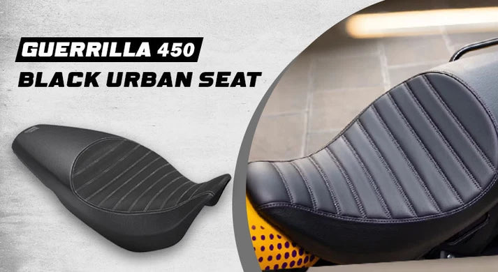 Black Urban Seat For Royal Enfield Guerrilla 450