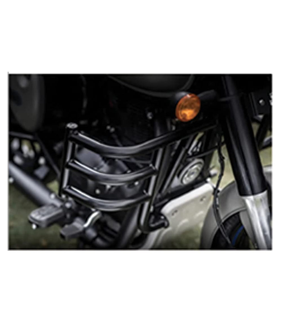Black Airfly Engine Guard For Royal Enfield New Bullet 350