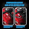 MOTO GENIUS Adjustable CNC Brake Clutch Lever Protector Guard for Motorcycles & Bikes Black