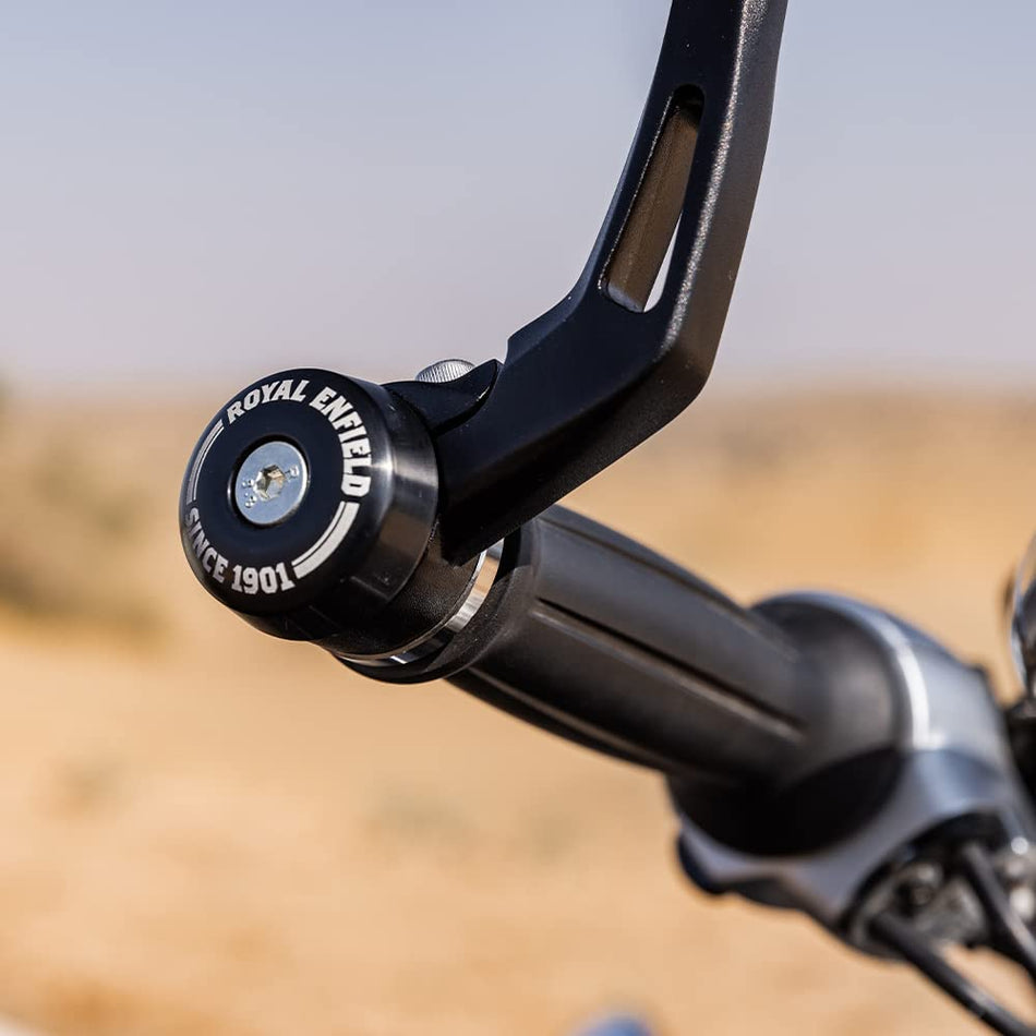 Black Bar End Finishers For Royal Enfield Bear 650